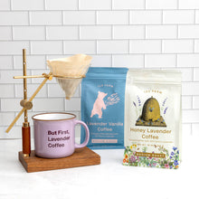 Load image into Gallery viewer, Honey Lavender Coffee – Organic Medium Roast, 10 oz Pouch