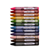 Load image into Gallery viewer, 12 Beeswax Crayons – Non-Toxic, Kid-Friendly Design
