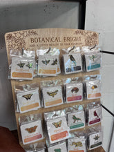 Load image into Gallery viewer, Enamel & Wood Pins - Botanical Bright