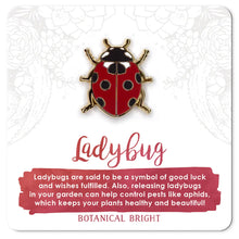 Load image into Gallery viewer, Enamel & Wood Pins - Botanical Bright