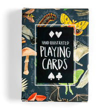Load image into Gallery viewer, Midnight Flora & Fauna Deck of Playing Card