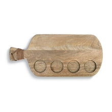 Load image into Gallery viewer, Ceramic Flight Set w/ Mango Wood Board