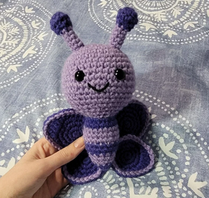Purple Butterfly Crochet