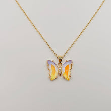 Load image into Gallery viewer, Glass Butterfly Necklace
