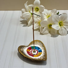 Load image into Gallery viewer, Incense Stick Burner  - Mosaic Heart
