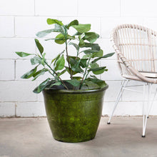 Load image into Gallery viewer, 22" Patio Planter - Matte Green Granite
