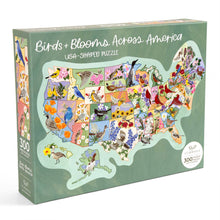 Load image into Gallery viewer, Birds &amp; Blooms Across America - 300 Piece Jigsaw Puzzle
