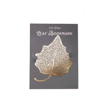 Load image into Gallery viewer, Leaf Bookmark – Elegantly Cut Metal Design by 123 Farm
