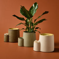RHI ZOME Candle and Planter