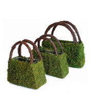 Load image into Gallery viewer, Beaumont Wicker Purse, Wicker Handles
