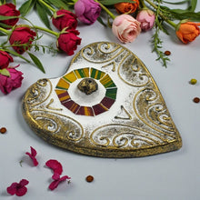 Load image into Gallery viewer, Incense Stick Burner  - Mosaic Heart
