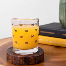Load image into Gallery viewer, Tiny Monarch Butterflies Short Glass
