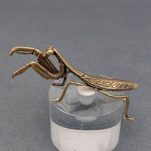 Load image into Gallery viewer, Brass Mantis Desktop Decoration
