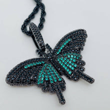 Load image into Gallery viewer, Sparkling Colorful Zircon Butterfly Pendant Necklace
