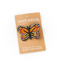 Load image into Gallery viewer, Beaded Butterfly Brooch - Matr Boomie
