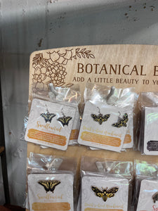 Enamel Earrings - Botanical Bright