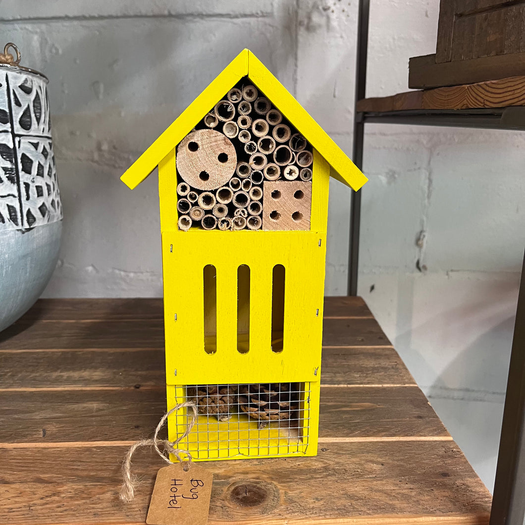 Bug/Bee Hotel - Yellow