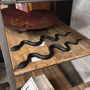 Iron Garden Snake Decor