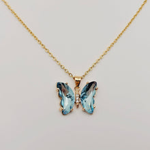 Load image into Gallery viewer, Glass Butterfly Necklace
