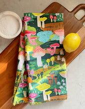Load image into Gallery viewer, Mushroom Cotton Tea Towel
