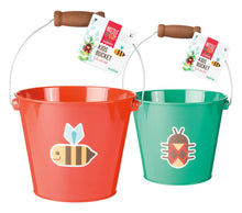 Load image into Gallery viewer, Beetle &amp; Bee Kids Bucket, Garden, Beach, Assorted Colors
