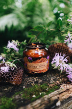 Load image into Gallery viewer, Honey Tonic | 8oz Apothecary Soy Candle | Wild Beragmot, Honey and Tonka

