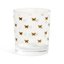 Load image into Gallery viewer, Tiny Monarch Butterflies Short Glass
