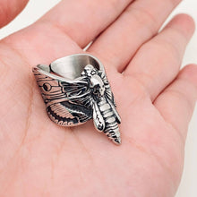 Load image into Gallery viewer, Death head moth Ring
