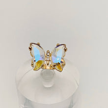 Load image into Gallery viewer, Glass Butterfly Ring
