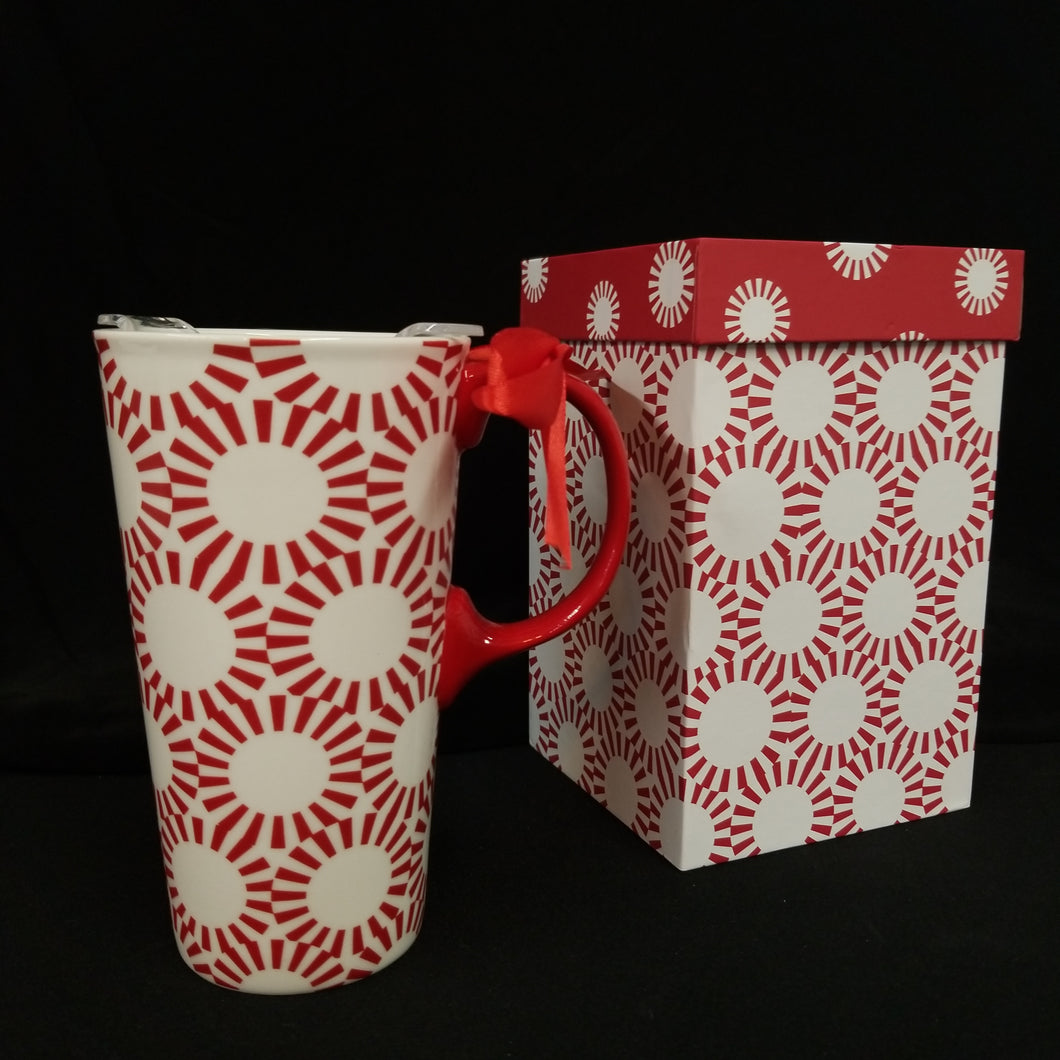 Ceramic Travel Cup - Peppermint