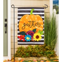 Load image into Gallery viewer, Flag - Striped Gather Pumpkin
