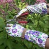 Women'sWork Arm Saver Gloves - Purple Florial