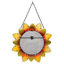 Load image into Gallery viewer, Birdfeeder:  Metal/Glass Sunflower
