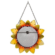 Birdfeeder:  Metal/Glass Sunflower