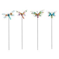 Decorative Dragonfly or Butterfly Garden Stakes