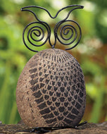Stone Owl Statue