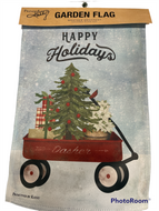 Garden Flag- Happy Holidays