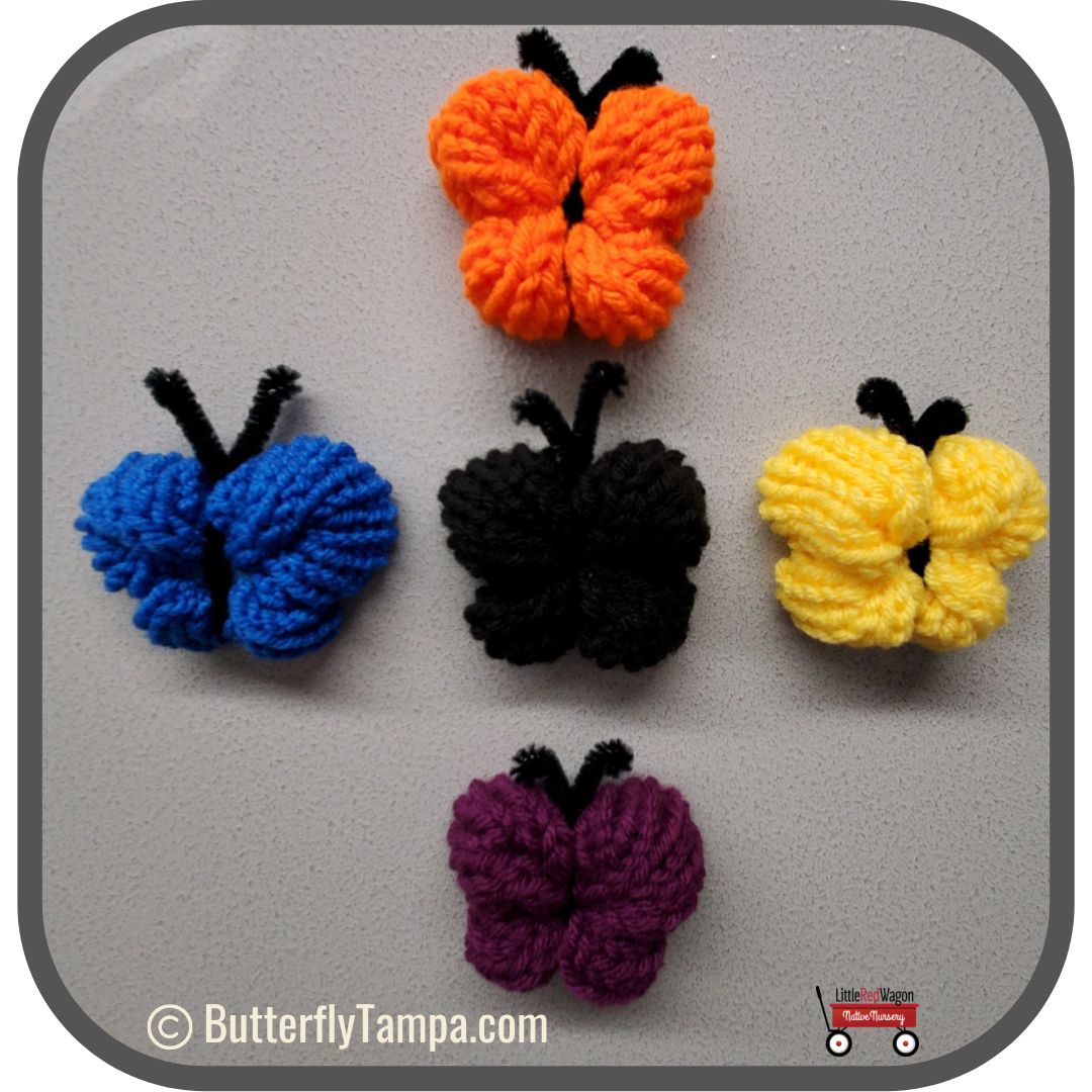 Crochet Butterflies Little Red Wagon Native Nursery