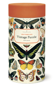 Vintage Puzzle - Butterfiles