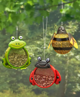 Frog Themed Mesh Bird Feeder