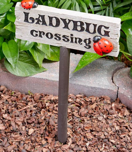 Ladybug or Bee Garden Decor